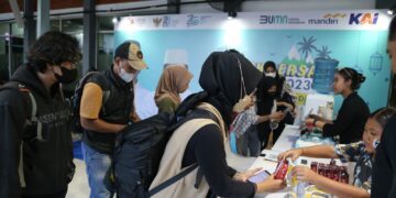 Mudik Asyik Bersama BUMN, KAI, PIHC dan Bank Mandiri Hadirkan Berbagai Fasilitas Gratis di Posko Stasiun
