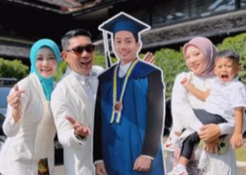 Ridwan Kamil Wakilkan Wisuda Mendiang Putranya