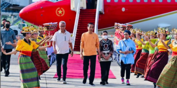 Jokowi Ikuti Simulasi Penyambutan Pemimpin ASEAN di Labuan Bajo