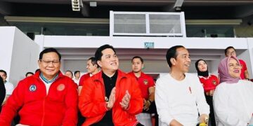 Presiden Jokowi Nonton Timnas Indonesia VS Argentina di GBK