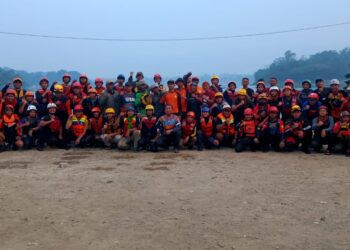 Tingkatkan Kapasitas, Puluhan Relawan Ikuti Pelatihan Water Rescue