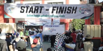 Jalan Sehat dan Sepeda Santai RELINTANG I, SMPN 17 Berlangsung Meriah !