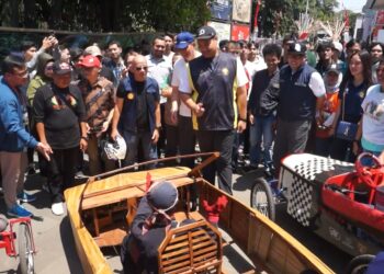 Menpora Apresiasi Lomba Kereta Peti Sabun di Bandung
