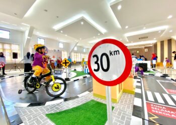 Edukasi Keselamatan Lalu Lintas, Dishub Luncurkan Taman Lalu Lintas Portable