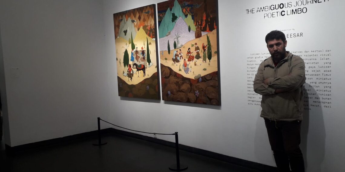 Perupa Nesar Eesar Berpameran Tunggal di Lawangwangi Creative Space, Bandung