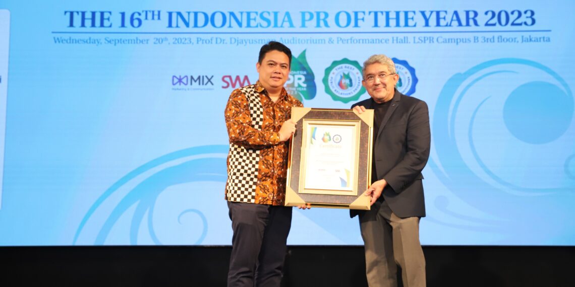 KAI Group Raih 3 Penghargaan dalam Indonesia PR of The Year 2023
