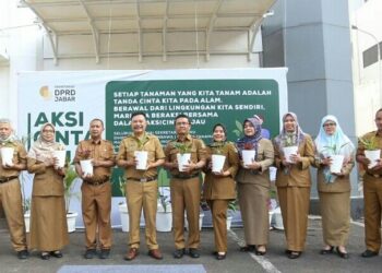 Sekretariat DPRD Jabar Gelar Kegiatan Aksi Cinta Hijau