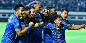 Persib Bandung Naik ke Posisi Dua Klasmen Usai Hajar Pss Sleman