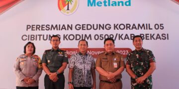 Sekretaris Daerah Kabupaten Bekasi, Dedy Supriyadi Hadiri Peresmian Gedung Baru Koramil 05 Cibitung