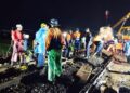 Pasca Kecelakaan, Jalur KA di KM 181+700 Bisa dilalui Dengan Puncak Kecepatan Normal 90 Km/jam