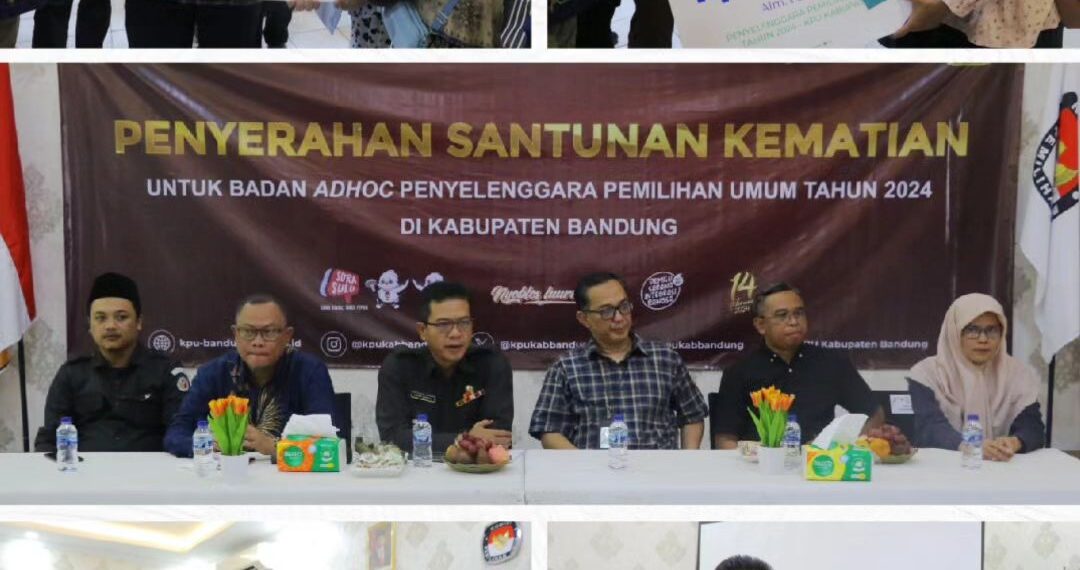 Ahli Waris Petugas Pemilu Yang Gugur, Mendapat Santunan dari Bupati Bandung