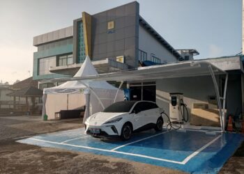 SPKLU PLN ULP Cipayung Siap Sambut Wisatawan di Jalur Puncak