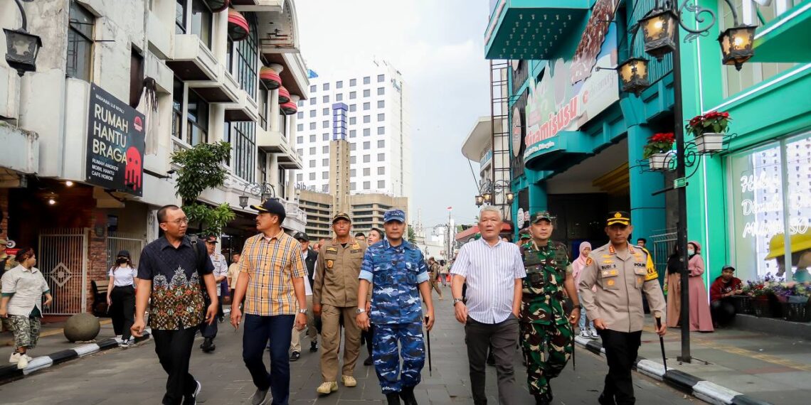 Braga Beken Digelar, Lalu Lintas Pusat Kota Bandung Lancar