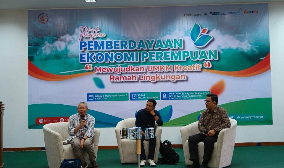 Berdayakan Ekonomi Perempuan, MES dan Bio Farma Gelar Pelatihan UMKM Kreatif Ramah Lingkungan