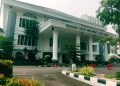 Gedung DPRD Jabar di Jalan Diponegoro,Kota Bandung terlihat megah asri dan bersih.